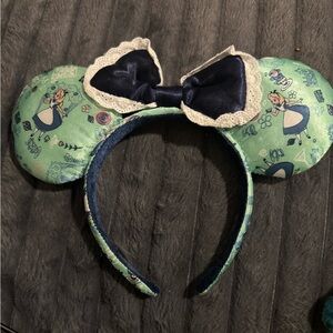 Alice in Wonderland Themed Mouse Ears Headband